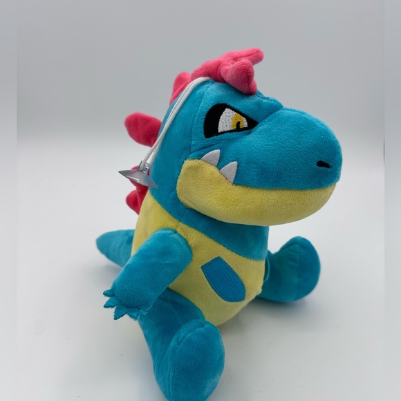 Pokemon Other - Pokemon Sitting Croconaw 9” Plush w/ Suction Cup Window Cling